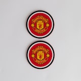 Manchester United Coasters 2 Pack Red
