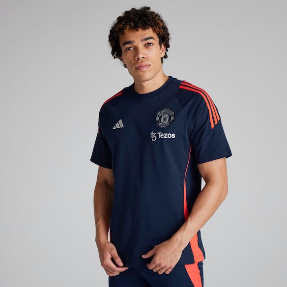 Manchester United Tiro 24 T-Shirt Navy Navy blue