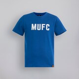 Manchester United Kids MUFC T-Shirt Blue