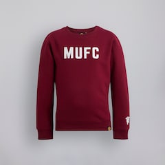 Manchester United Kids MUFC Sweatshirt Burgundy