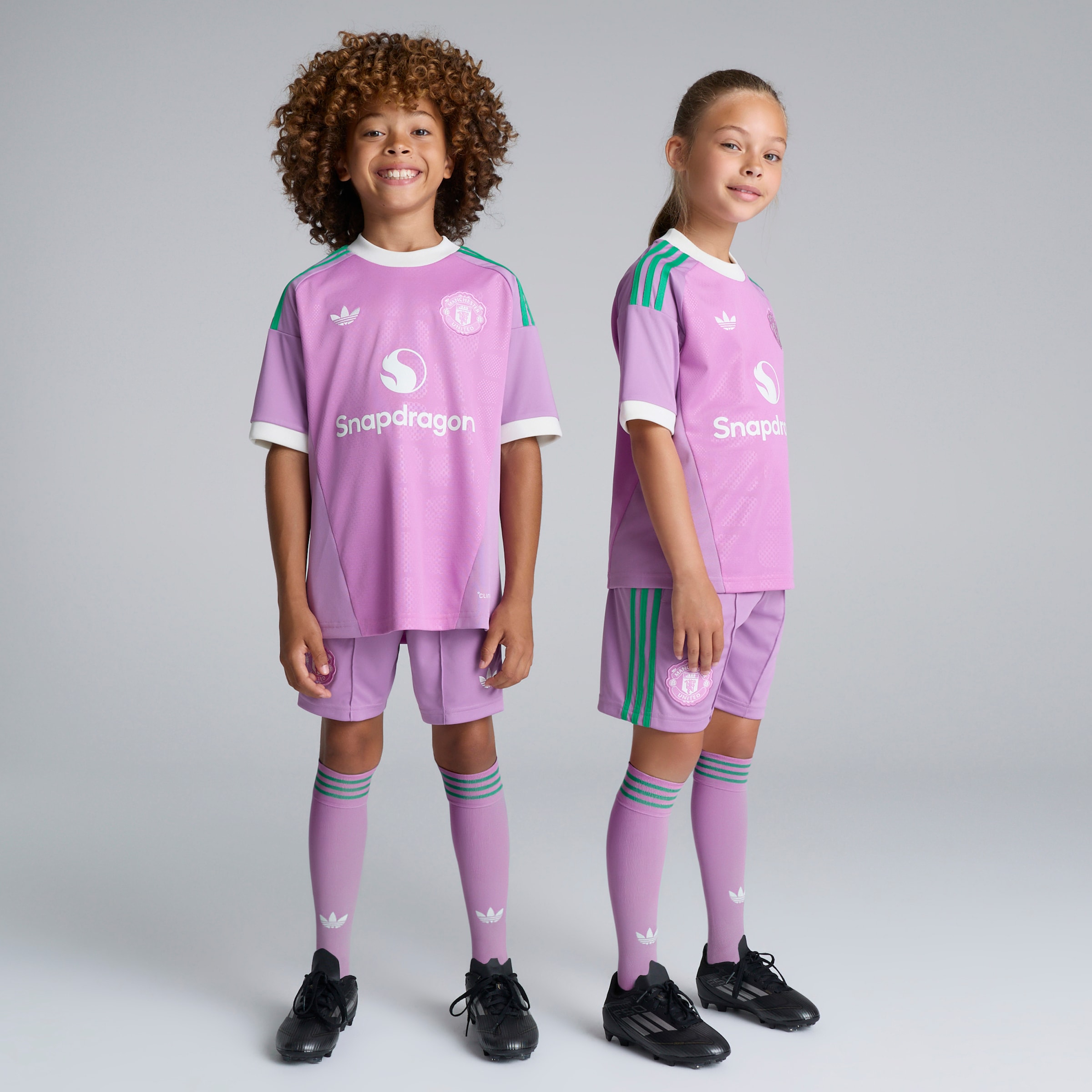 Manchester United Kids 26/27 Away Goalkeeper Jersey Purple Violet