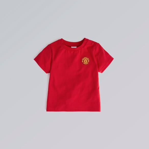 Manchester United Baby Crest T-Shirt Red Rot