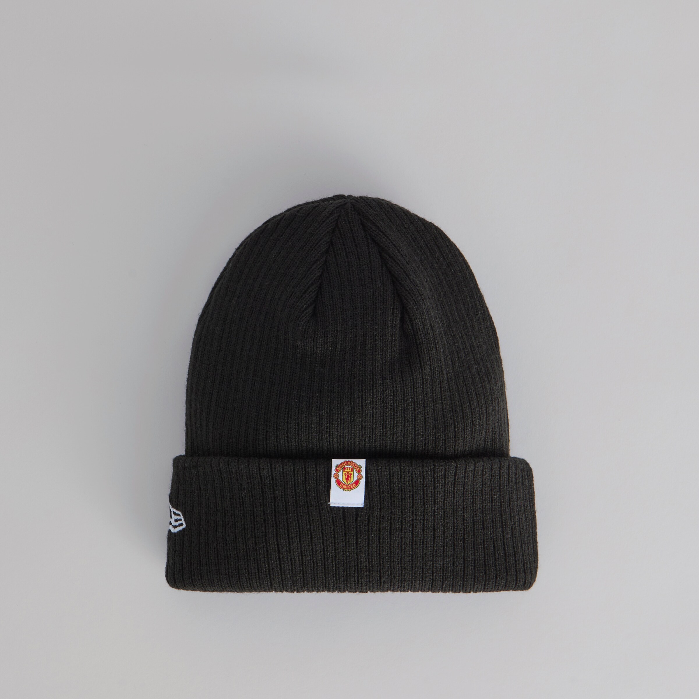 Manchester United x New Era MUFC Cuff Beanie Black Black Detail [2-4]