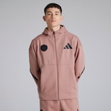 Manchester United x adidas Z.N.E. Full Zip Hoodie Pink