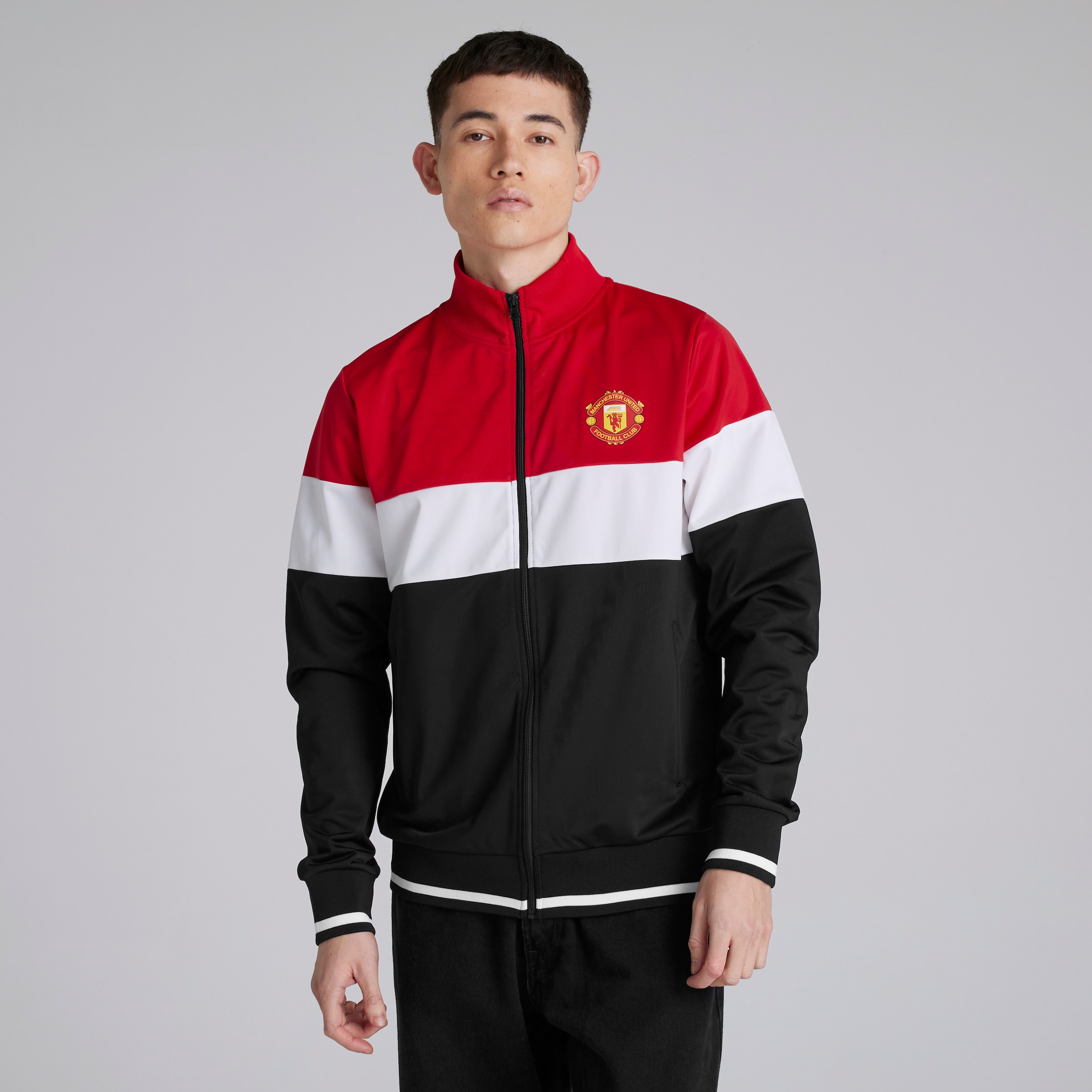 Buy Manchester United Colourblock Full-Zip Track Jacket