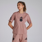 Manchester United x adidas Womens Z.N.E. T-Shirt Pink