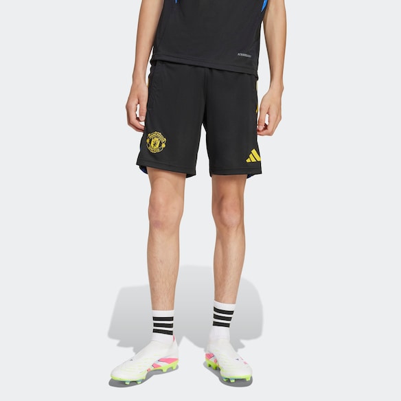Manchester United Tiro 25 Competition Training Shorts Kids Negro
