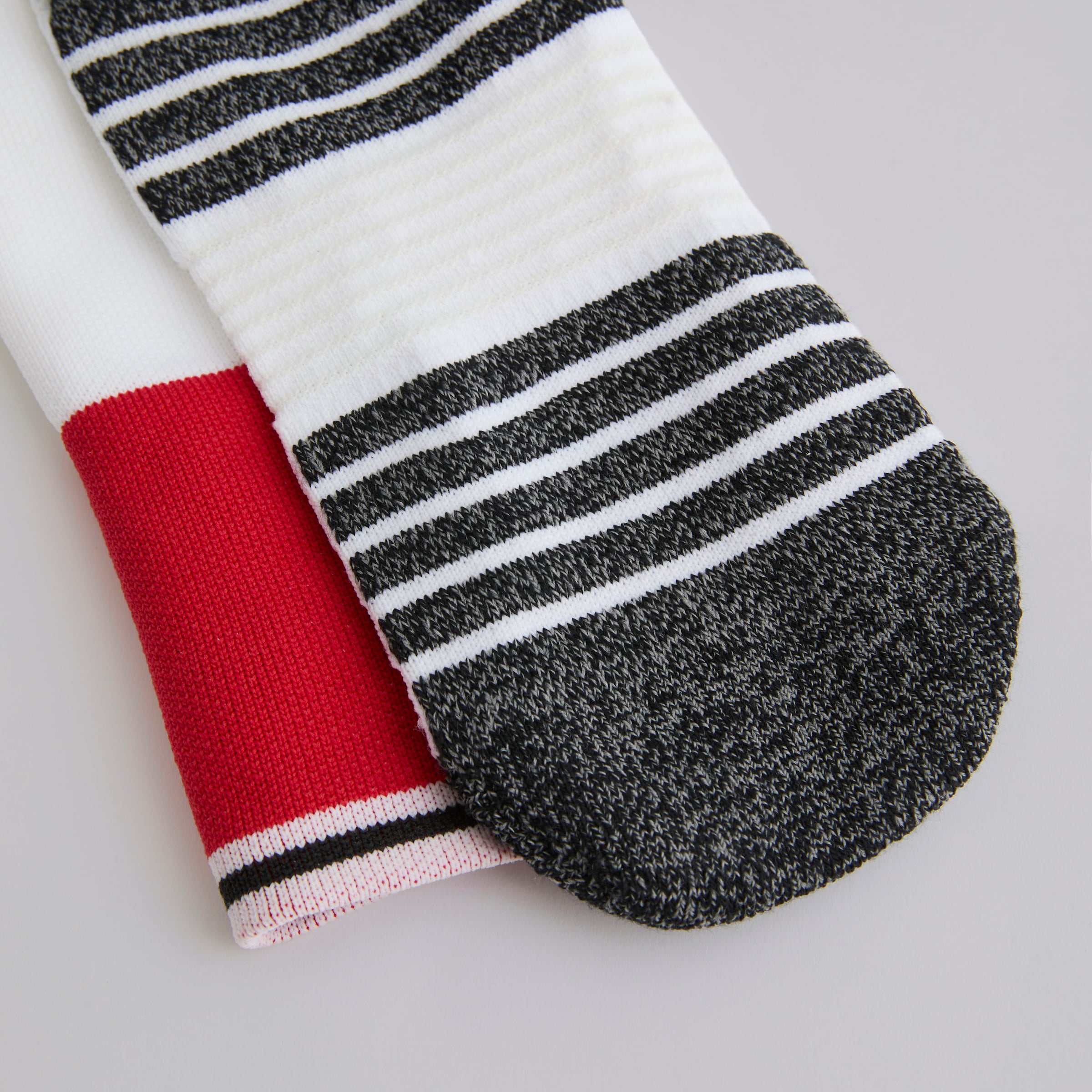 Manchester United 26/27 Home Socks White Blanc Détail [4-4]