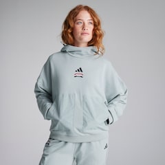 Manchester United x adidas Womens City Escape Hoodie Grey