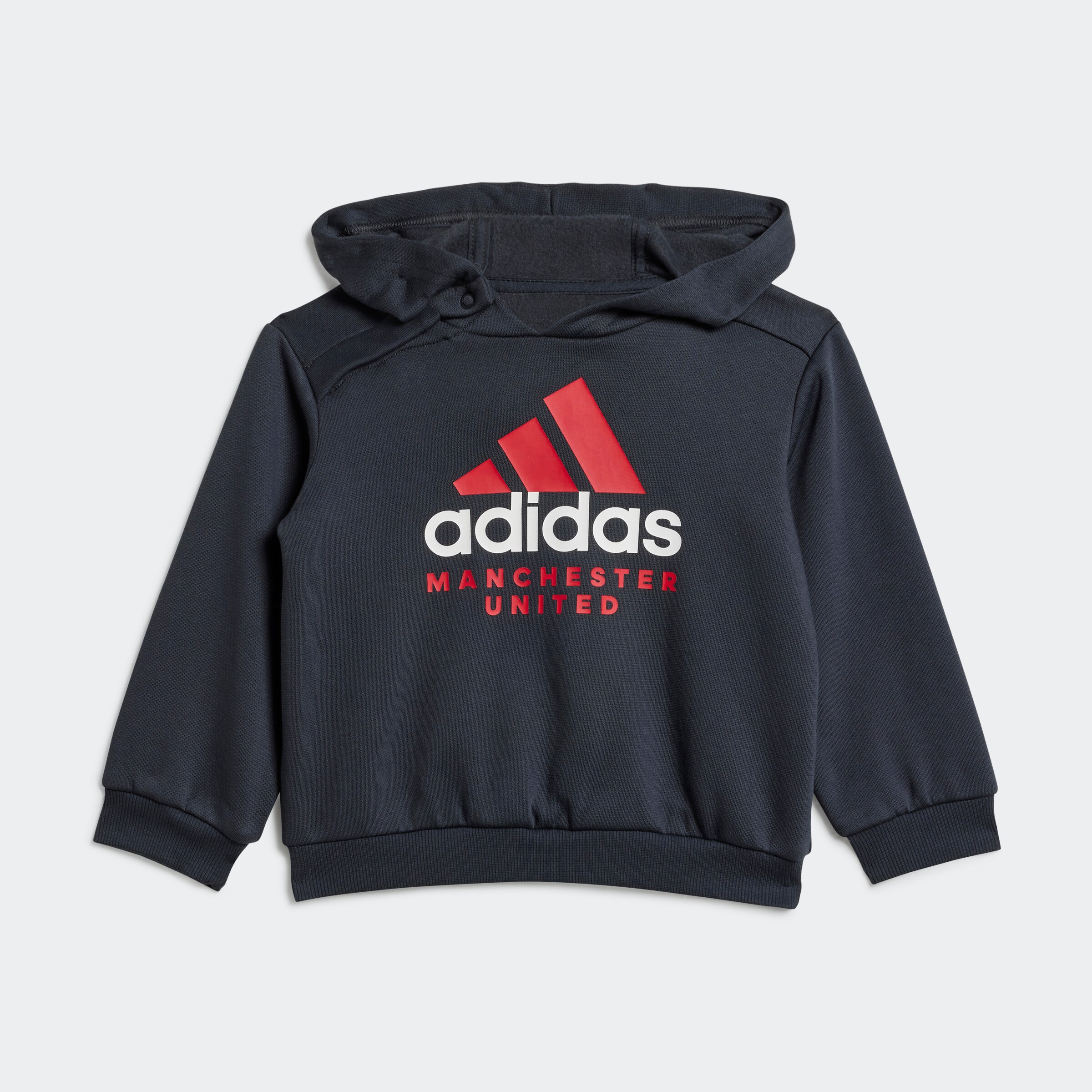 Manchester United x adidas Baby DNA Joggers Dark Grey Grey Detail [5-6]