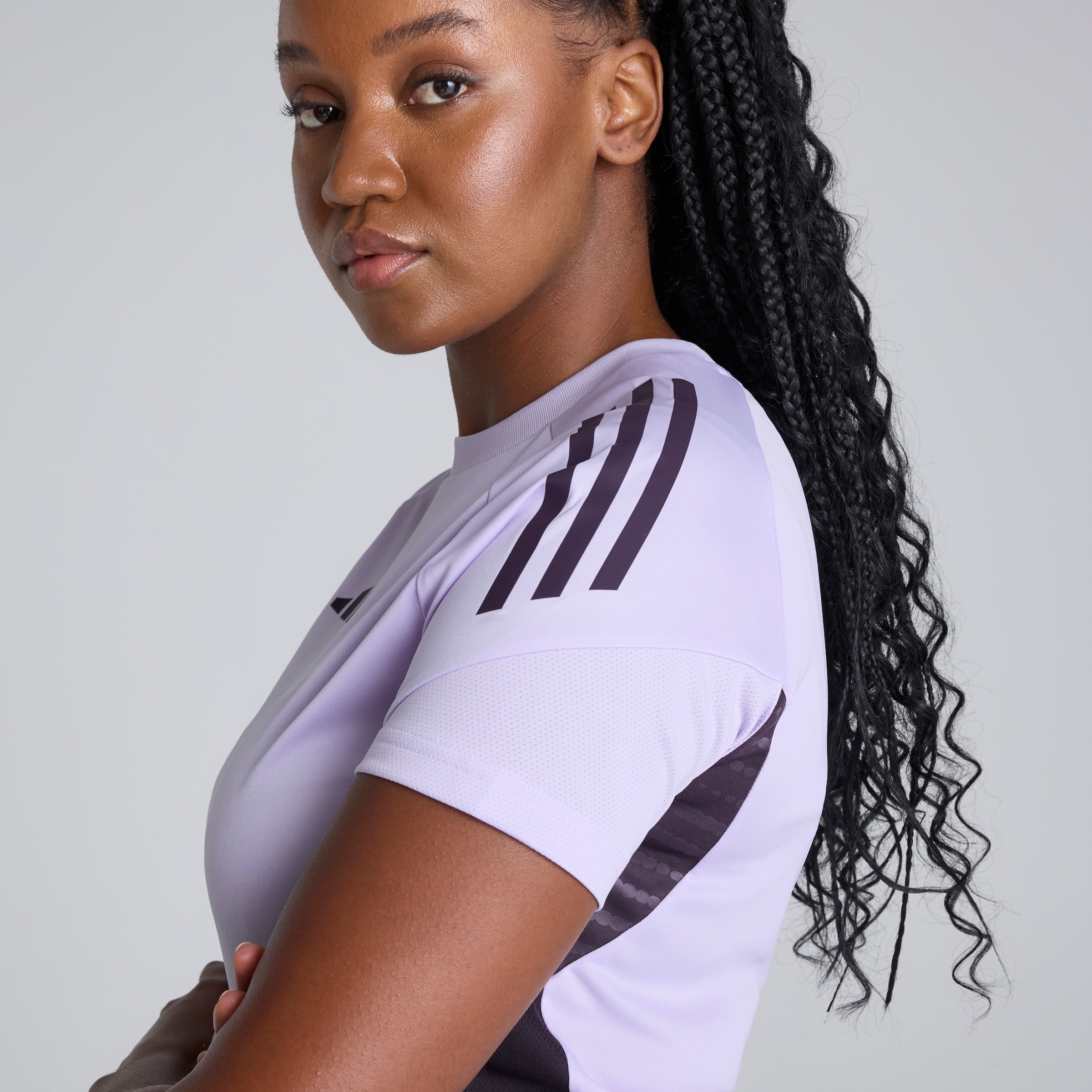 Manchester United Tiro 25 Competition Training Jersey Purple Detail [5-5]