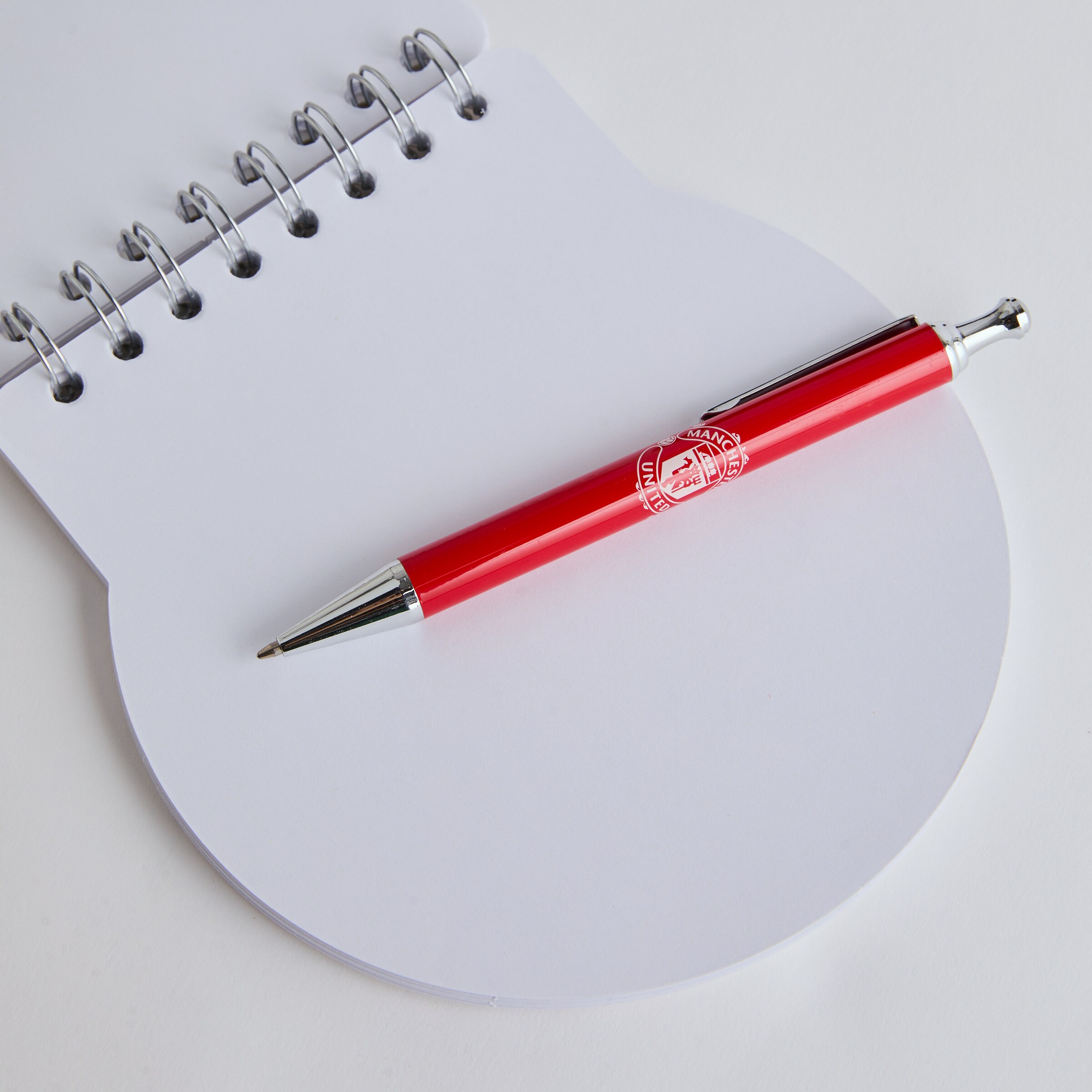 Manchester United Fred the Red Notebook and Pen Set White White Detail [4-4]