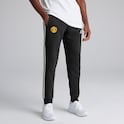 Manchester United x adidas Essentials Fleece 3-Stripes Tapered Cuff Joggers Black