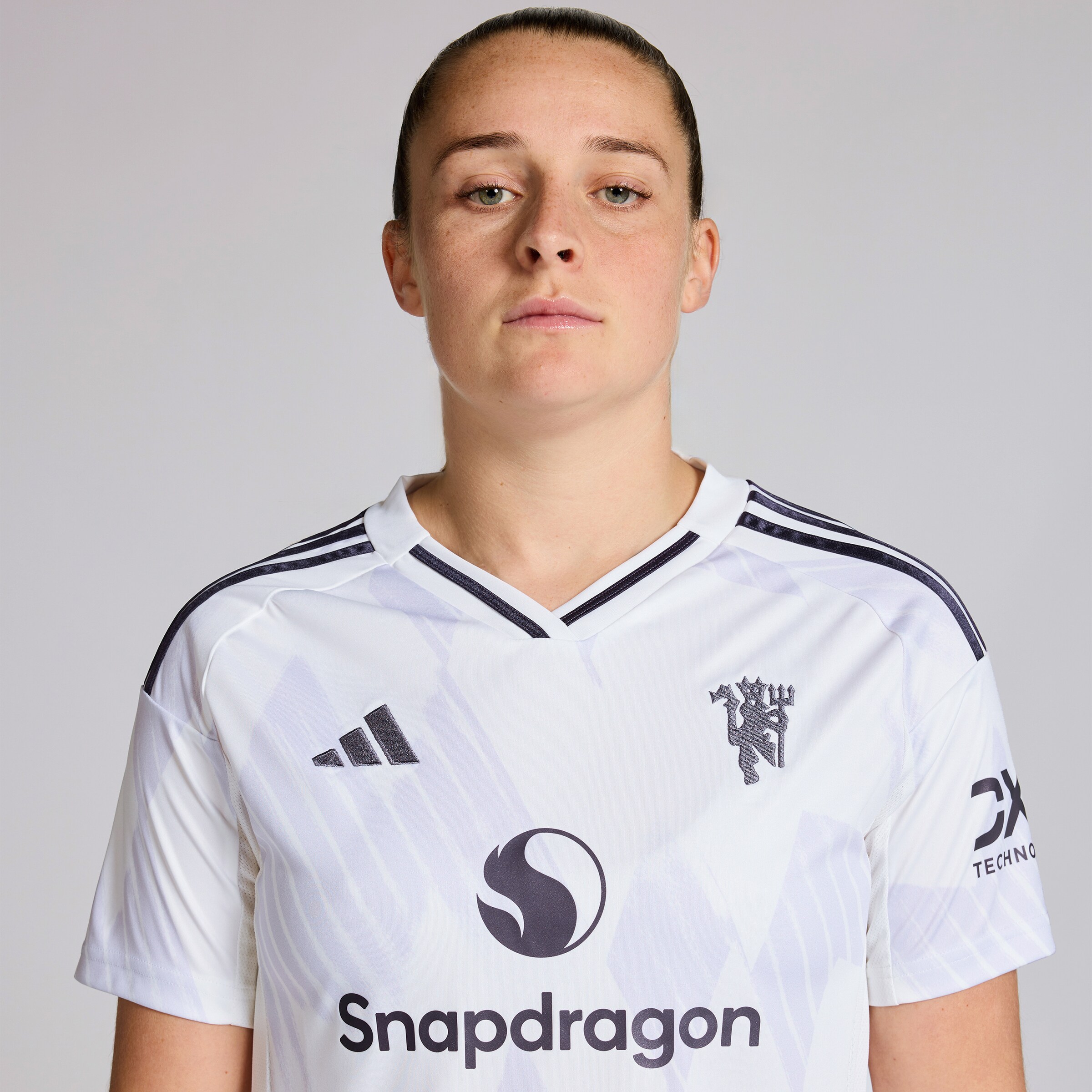 Manchester United Womens 25/26 Away Jersey Weiss Detail [5-5]