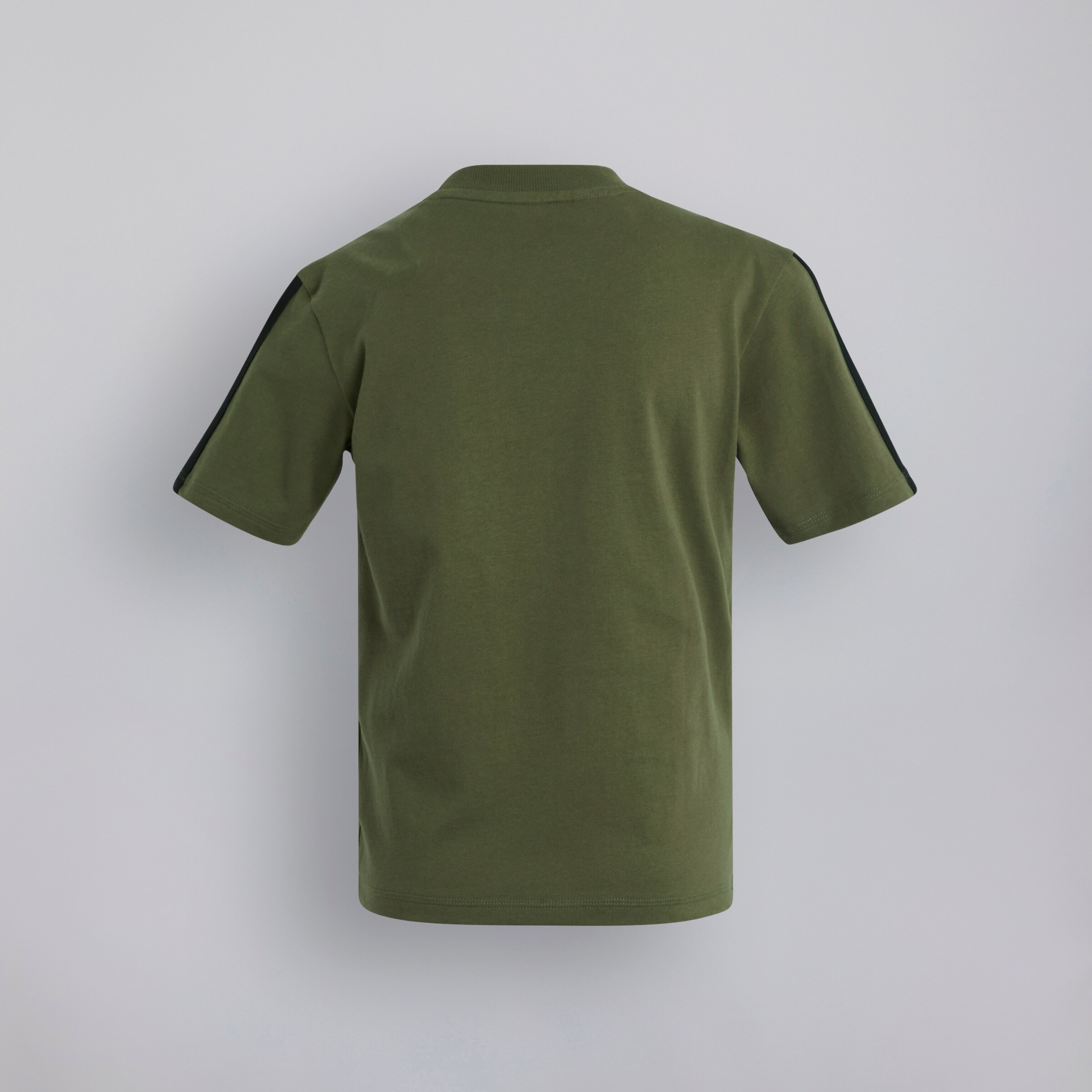 Manchester United x adidas Kids Essentials T-Shirt Green Vert Détail [2-2]