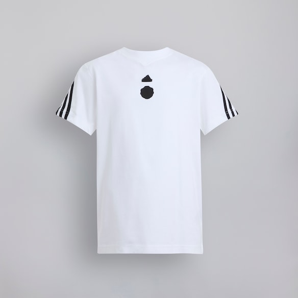 Manchester United x adidas Kids Future Icons 3-Stripes T-Shirt White White