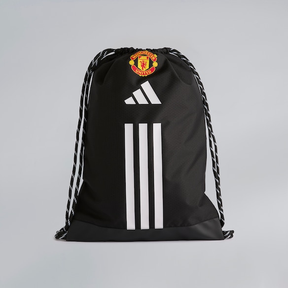 MU x Adidas Essentials 3-Stripes Gymsack Black Negro