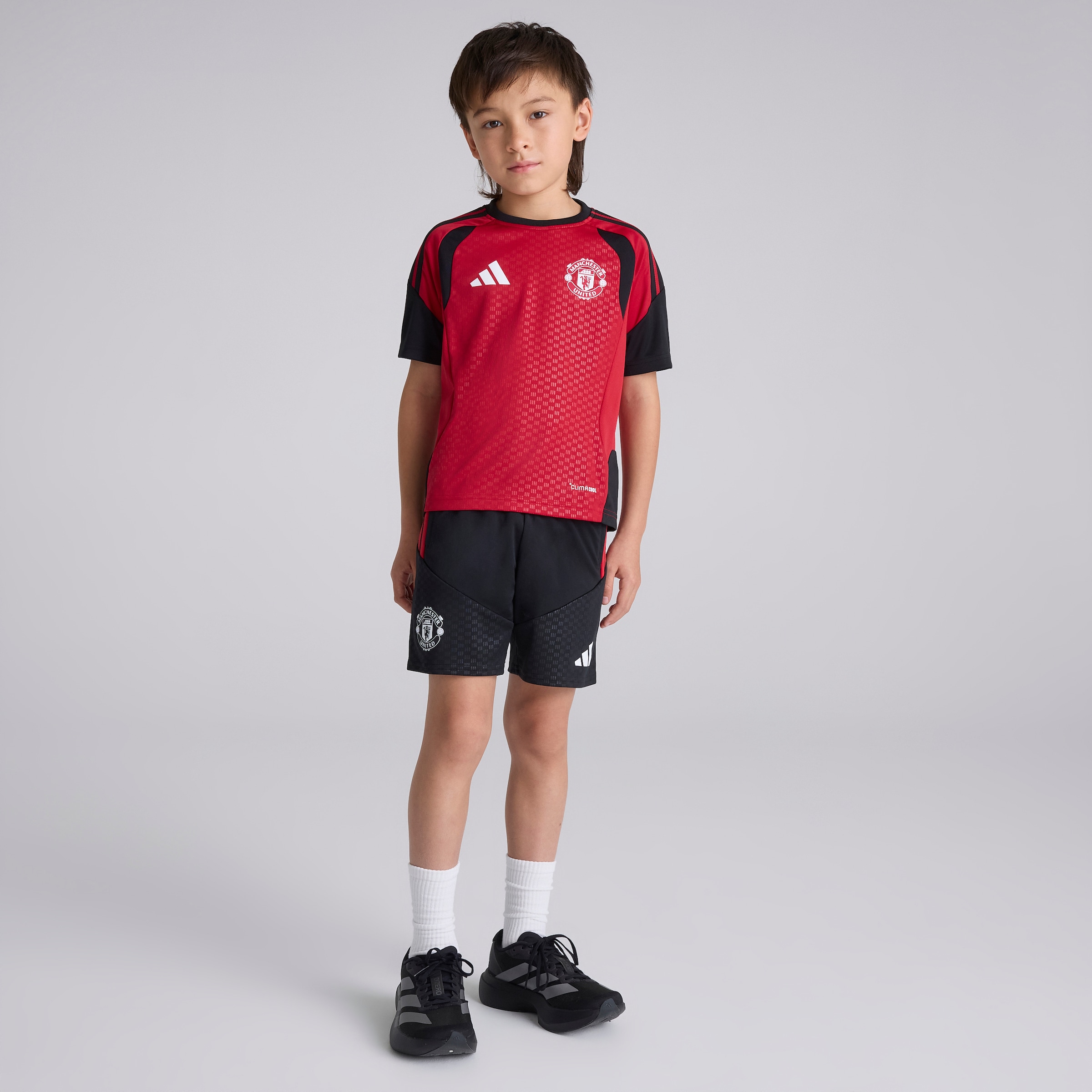 Manchester United Kids 26/27 Training Tiro Jersey Red Red Detail [3-5]