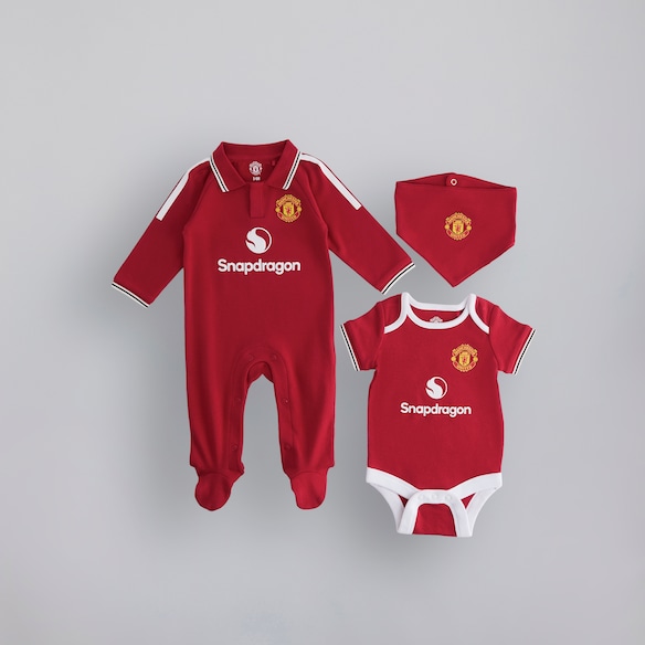 Manchester United Baby 26/27 Home Gift Set Red Red