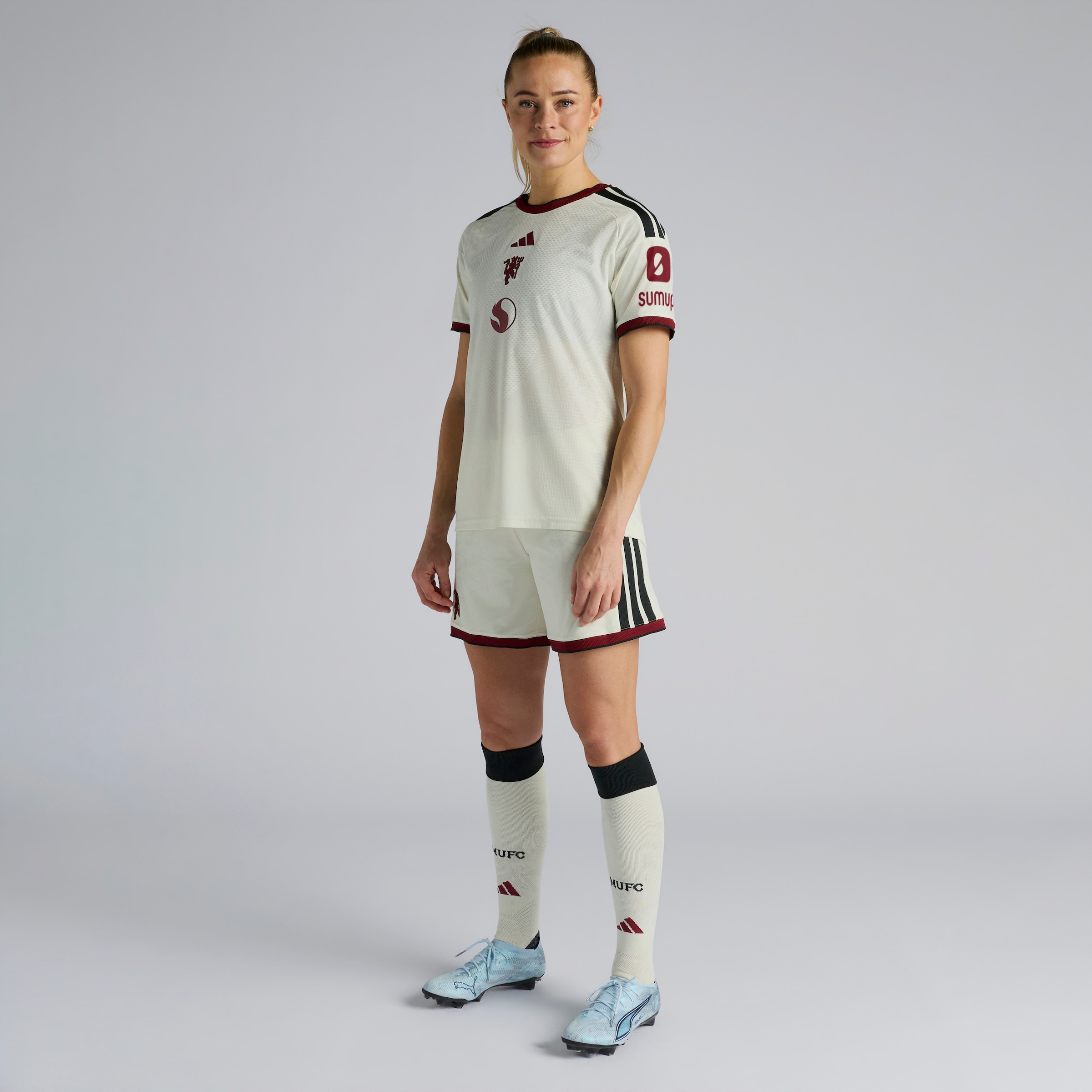Manchester United Womens 26/27 Third Authentic Jersey Beige Detail [3-7]