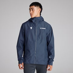 Manchester United x adidas Mens Terrex 2.5 Layer RAIN.RDY Jacket Navy