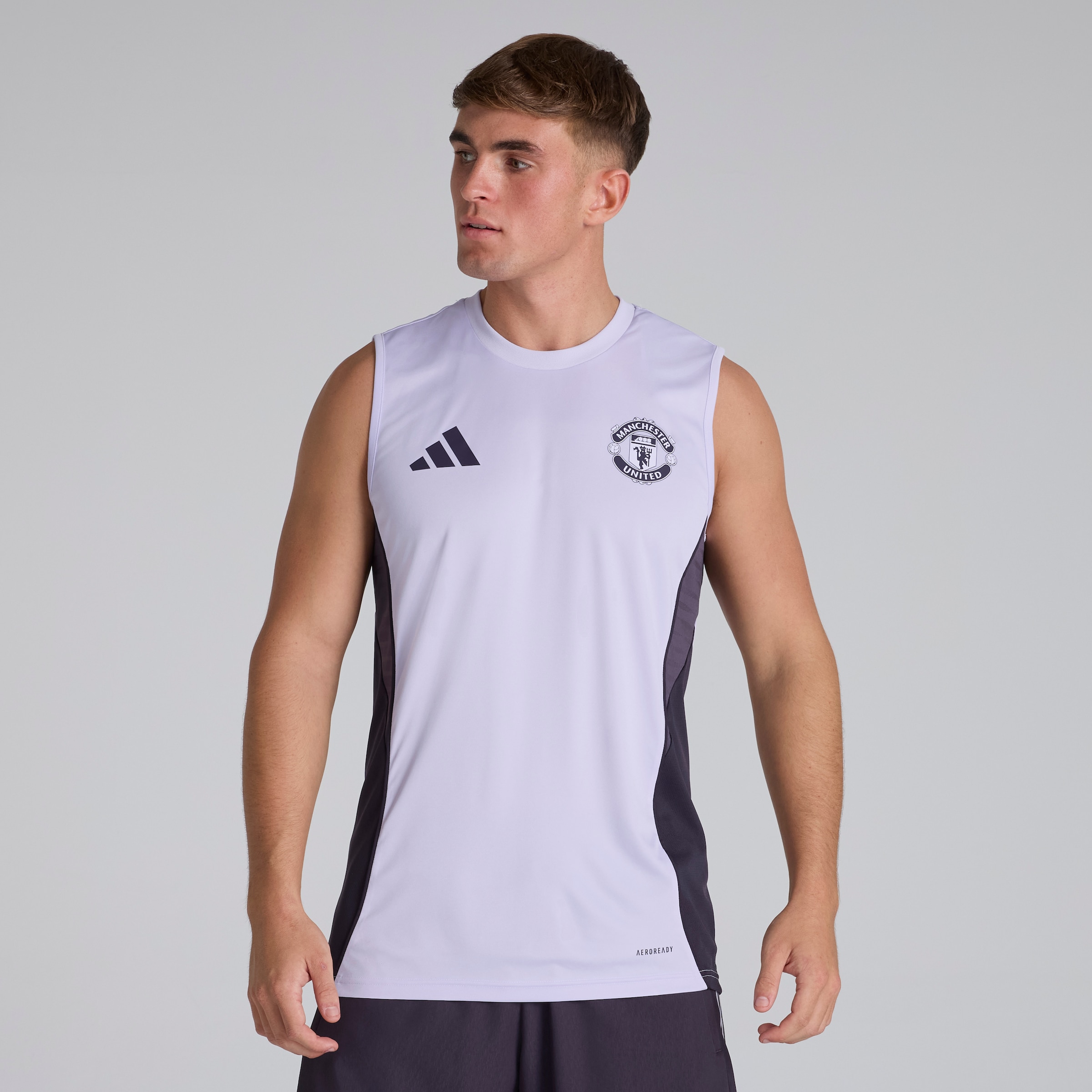 Manchester United Tiro 25 Competition Sleeveless Jersey Purple
