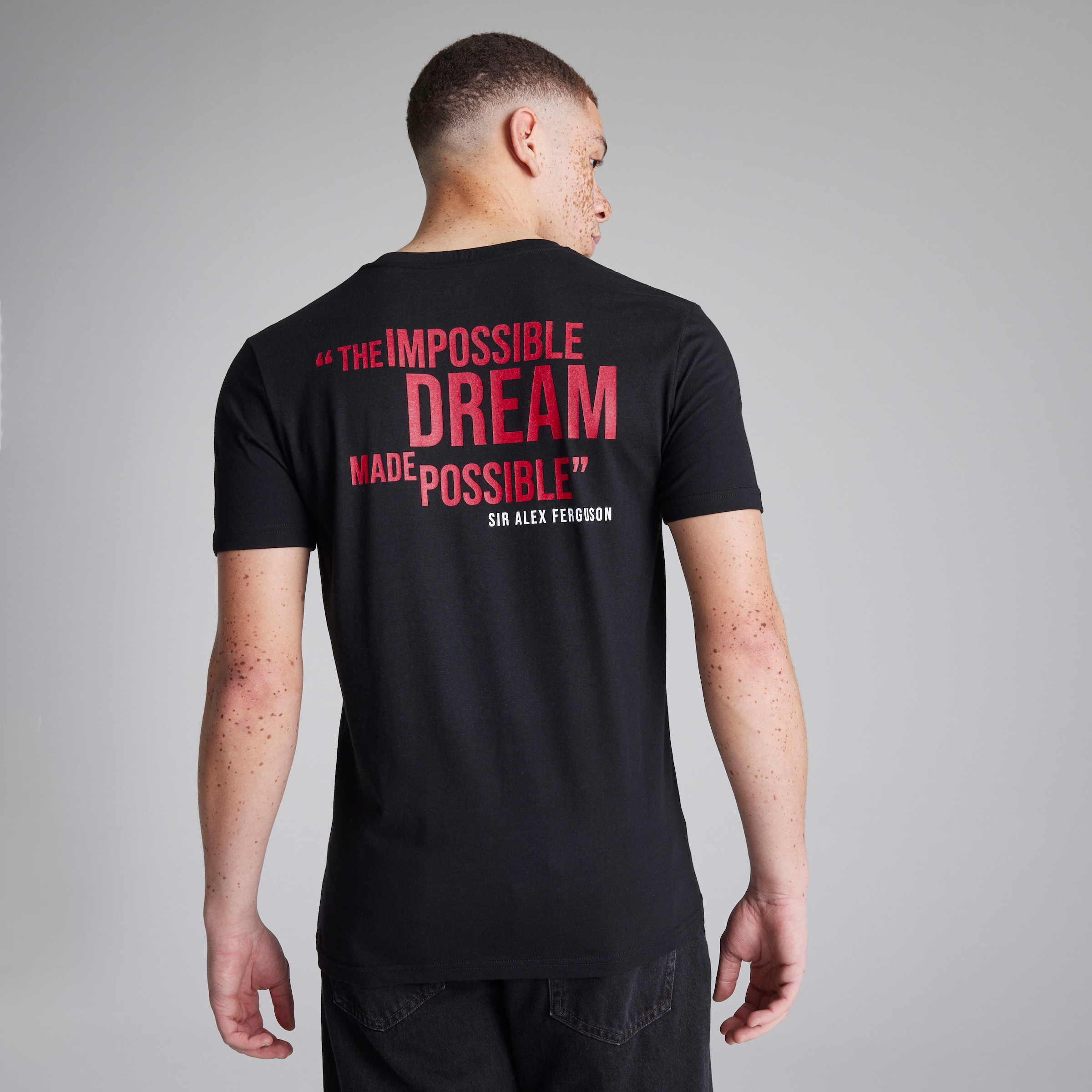 Manchester United The Impossible Dream T-Shirt Black Black