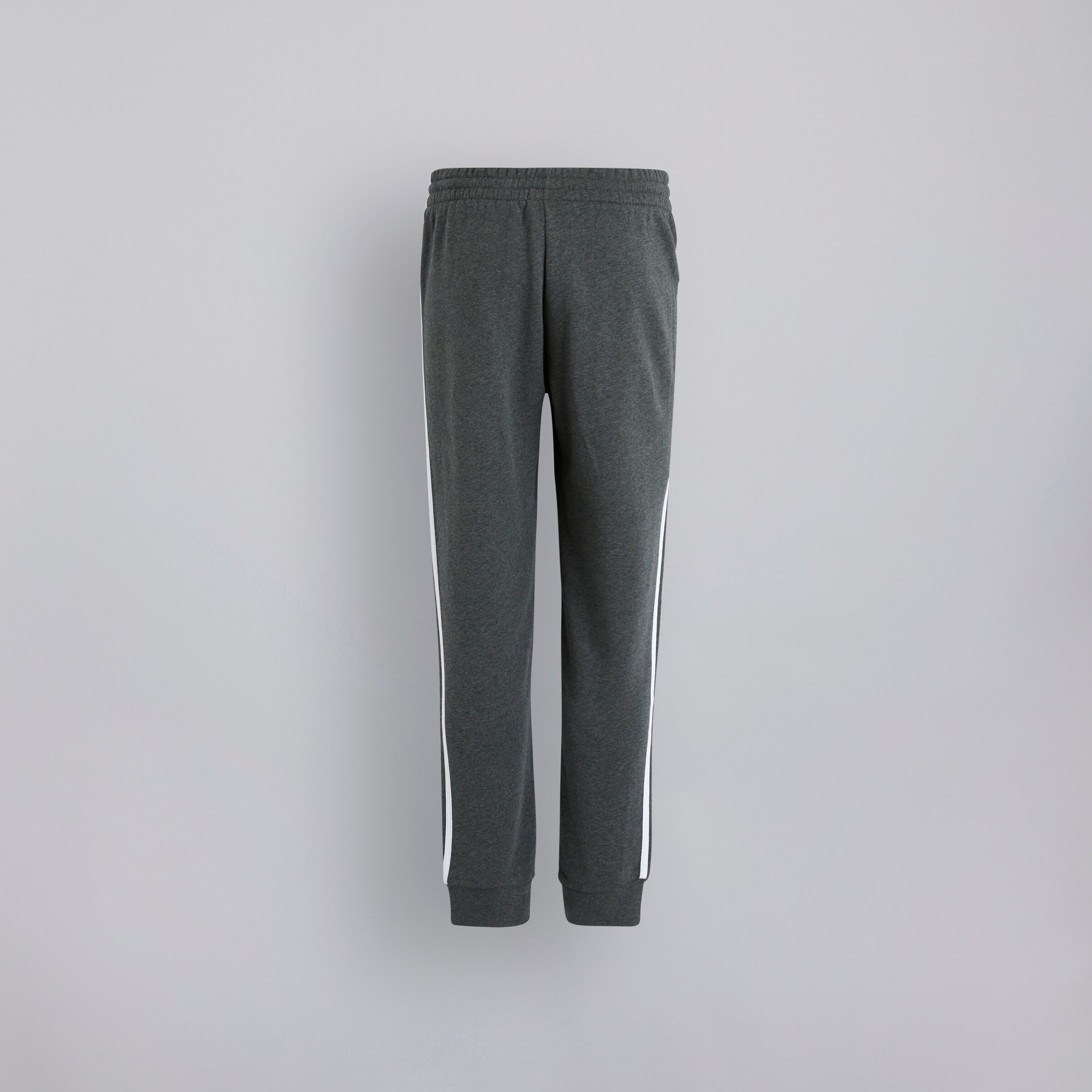 Manchester United x adidas Mens Essentials Fleece 3-Stripes Tapered Joggers Grey Détail [7-7]