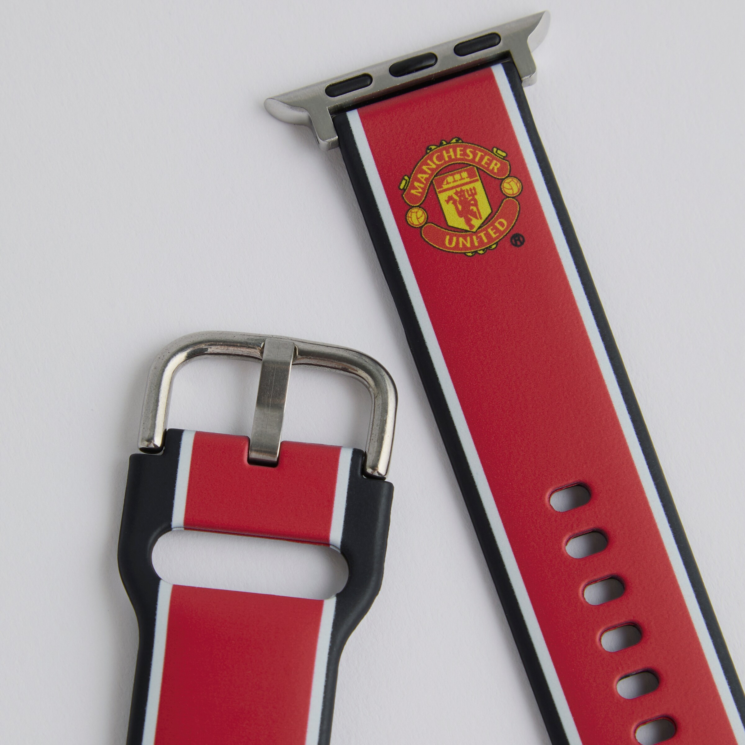 Manchester United Smart Watch Strap Red Black Detail [4-4]