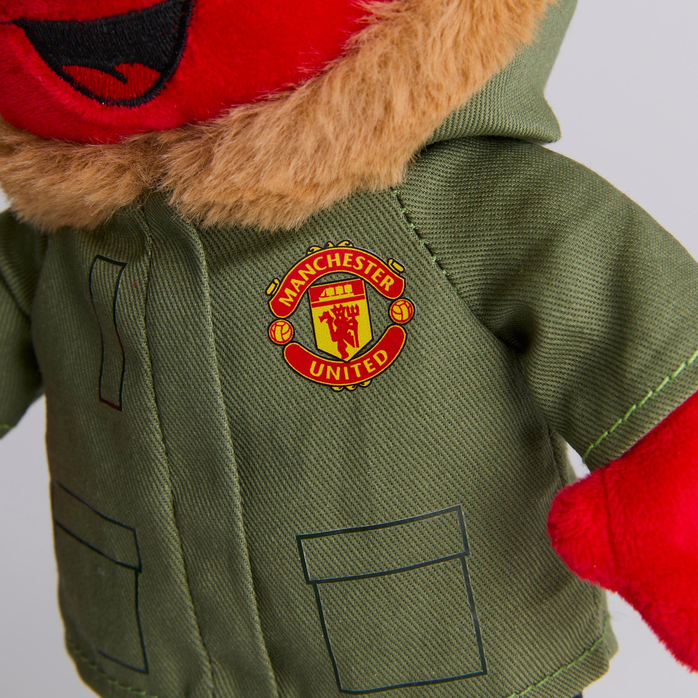 Manchester United Parka Fred the Red Plush Red Détail [3-4]