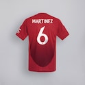 Manchester United 24/25 Home Jersey Kids with Martinez 6 Cup Printing