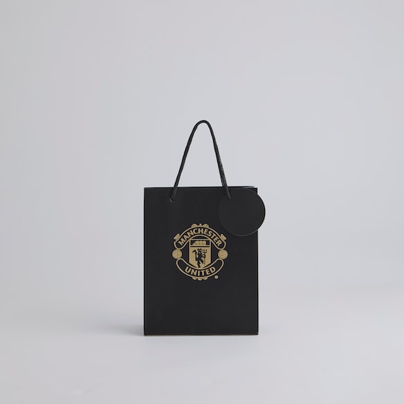Manchester United Small Gift Bag 18 x 23 cm Black Black