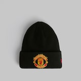 Manchester United Black Kids Cuff Beanie