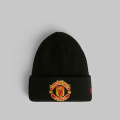 Manchester United Black Kids Cuff Beanie