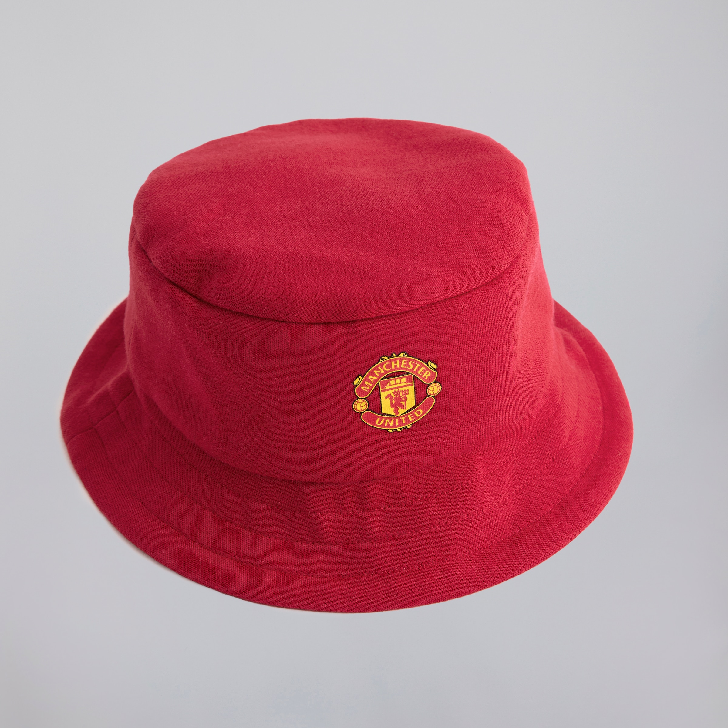 Manchester United Baby 26/27 Home Romper & Bucket Hat Red Red Detail [4-5]