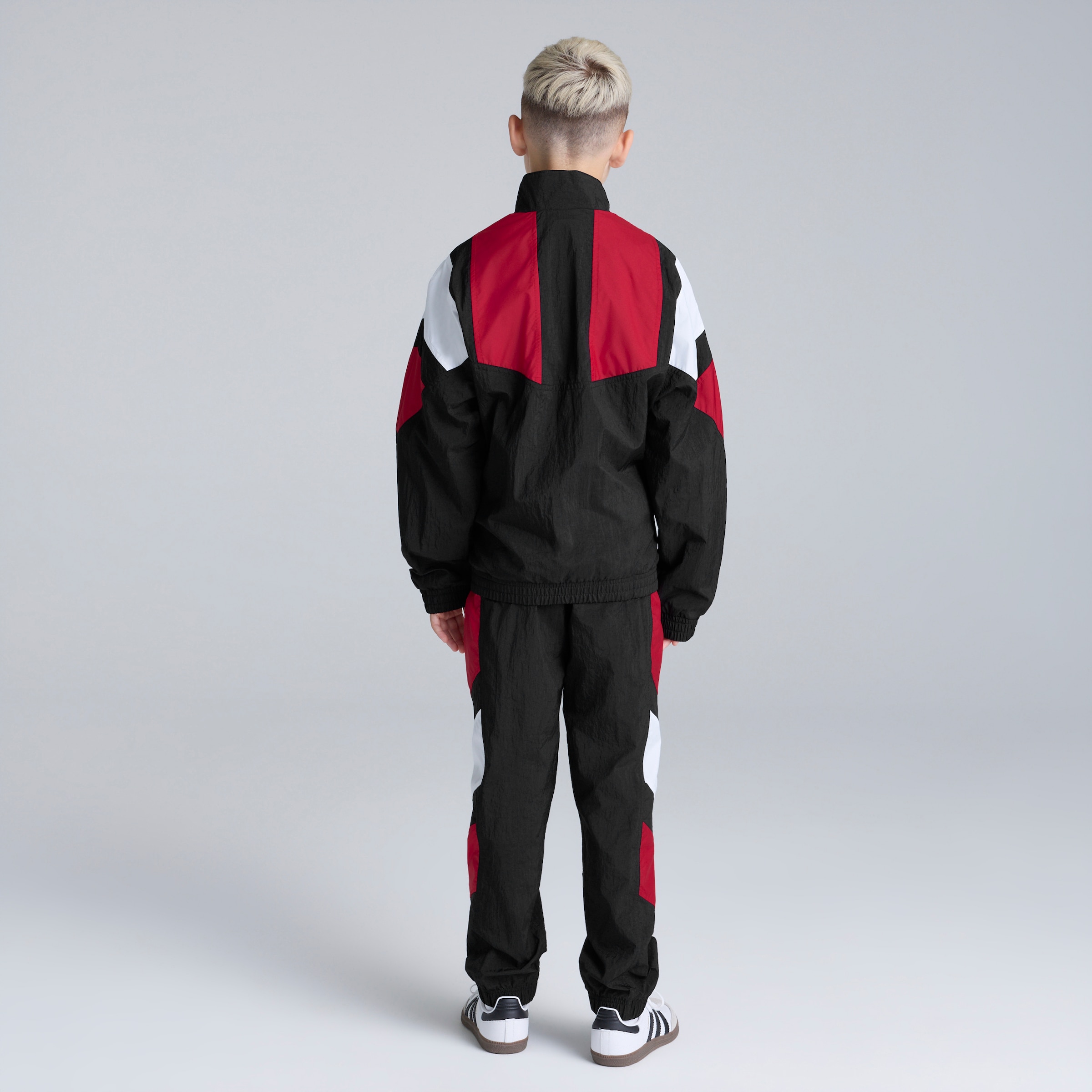 Manchester United x adidas Kids EQT Track Pants Black Black Detail [2-5]