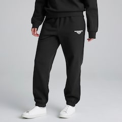 Manchester United Womens Print Joggers Black