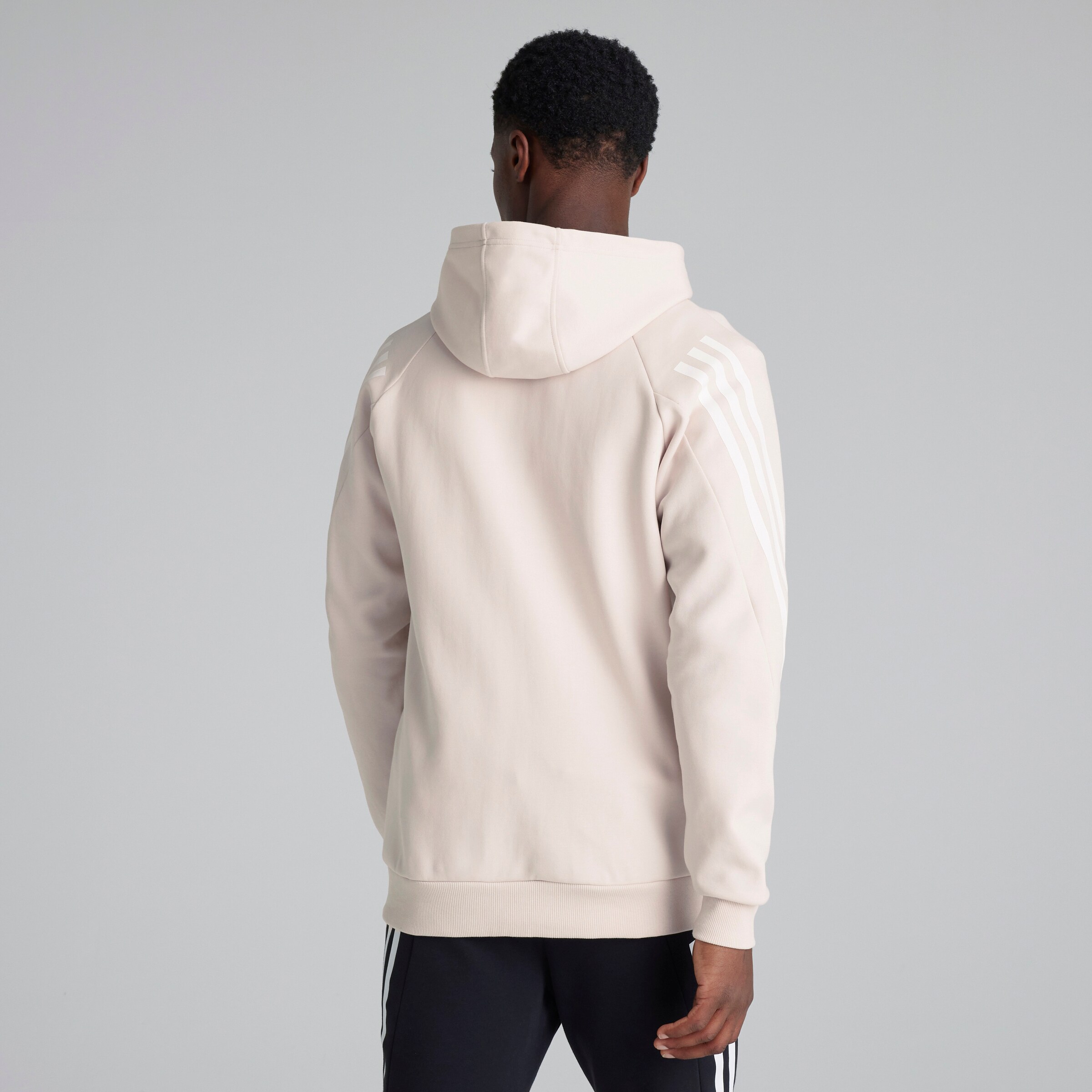 Manchester United x adidas Future Icons Hoodie Pink Pink Detail [2-5]