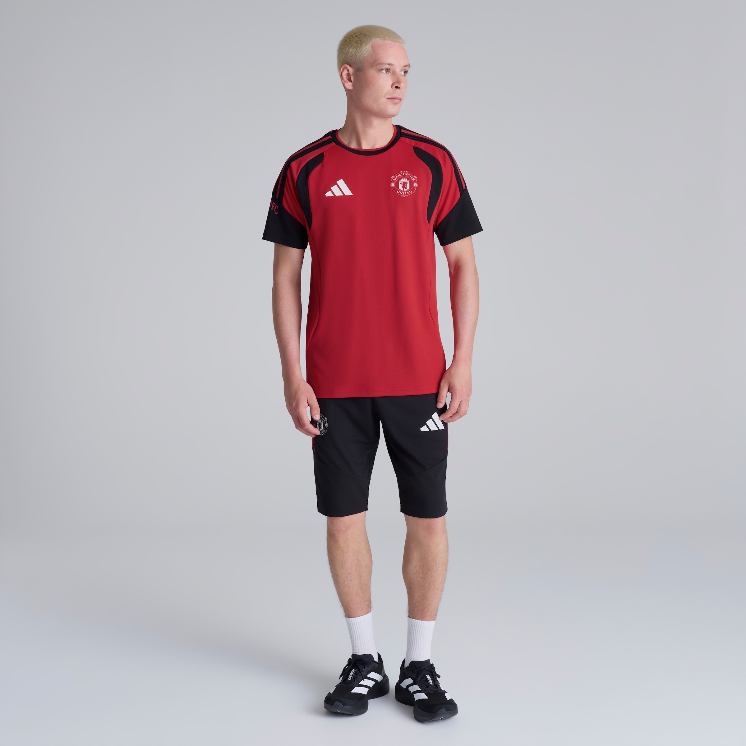 Manchester United 26/27 Training Tiro Authentic T-Shirt Red Red Detail [3-5]