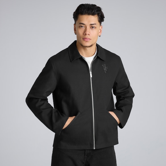 Manchester United Hated Adored Never Ignored Field Jacket Black Black