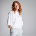 Manchester United x adidas Womens City Escape Loose Fit T-shirt White