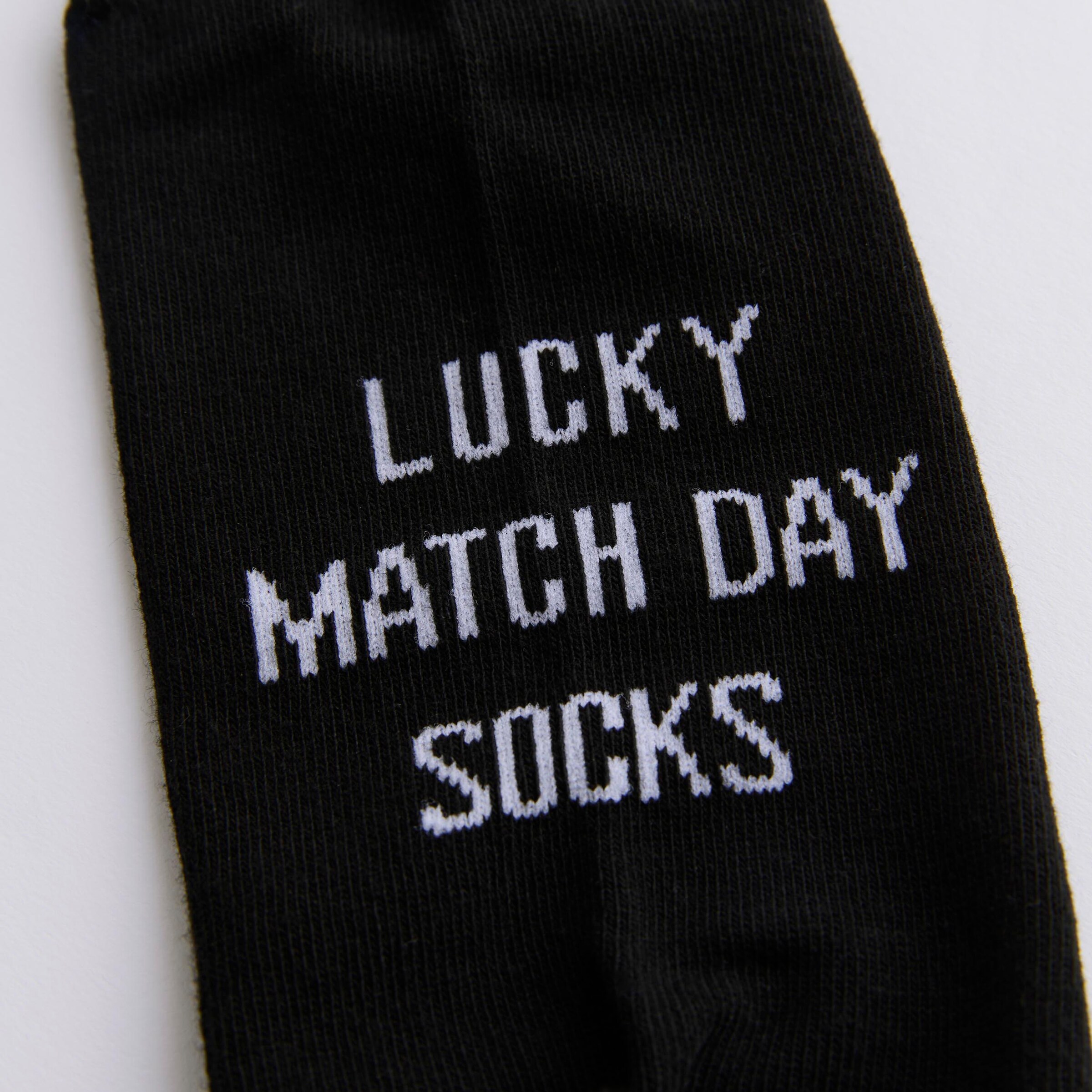 Manchester United Match Day Lucky Socks Black Black Detail [4-4]