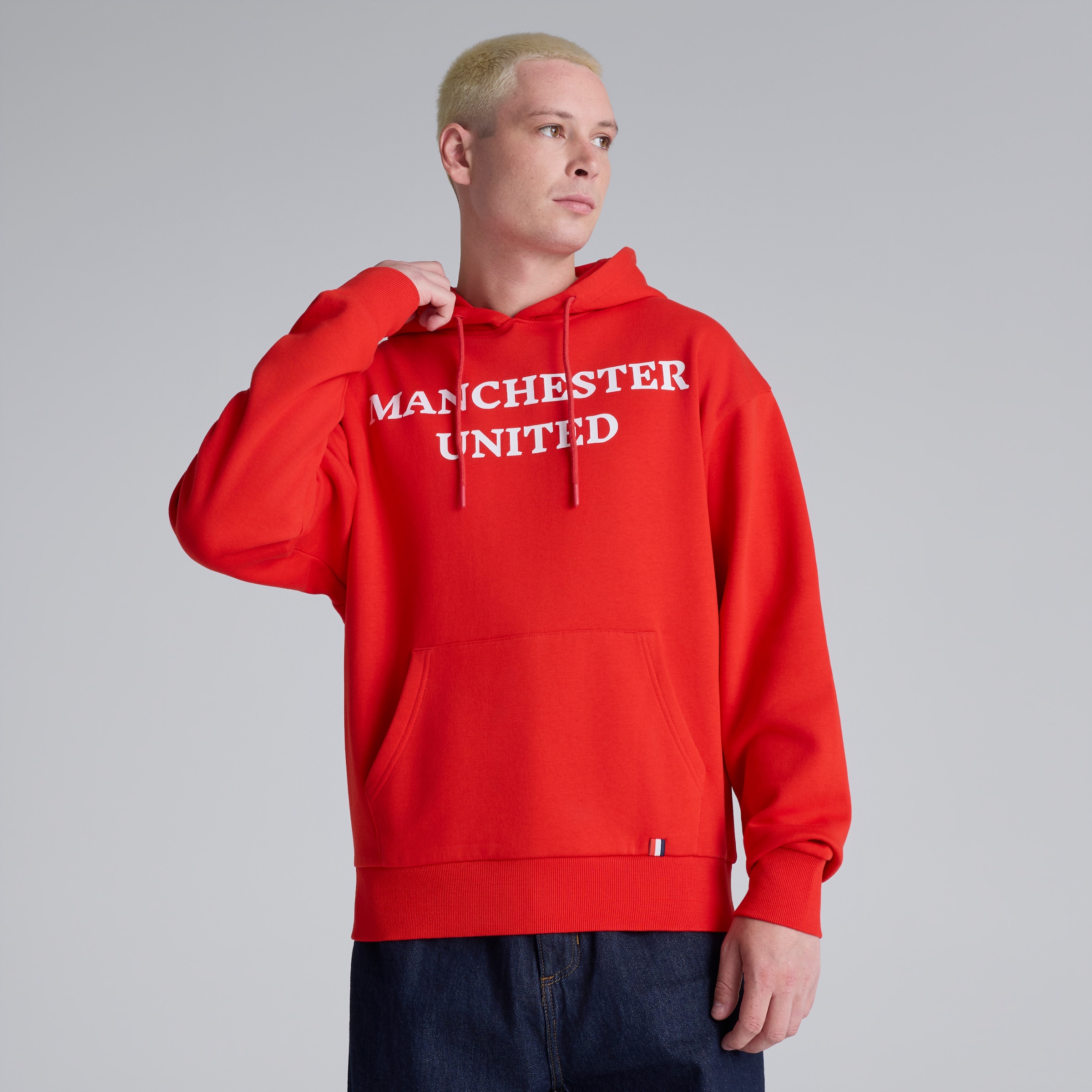 Manchester United Club Colours Hoodie Red Rouge