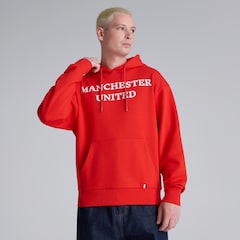 Manchester United Club Colours Hoodie Red