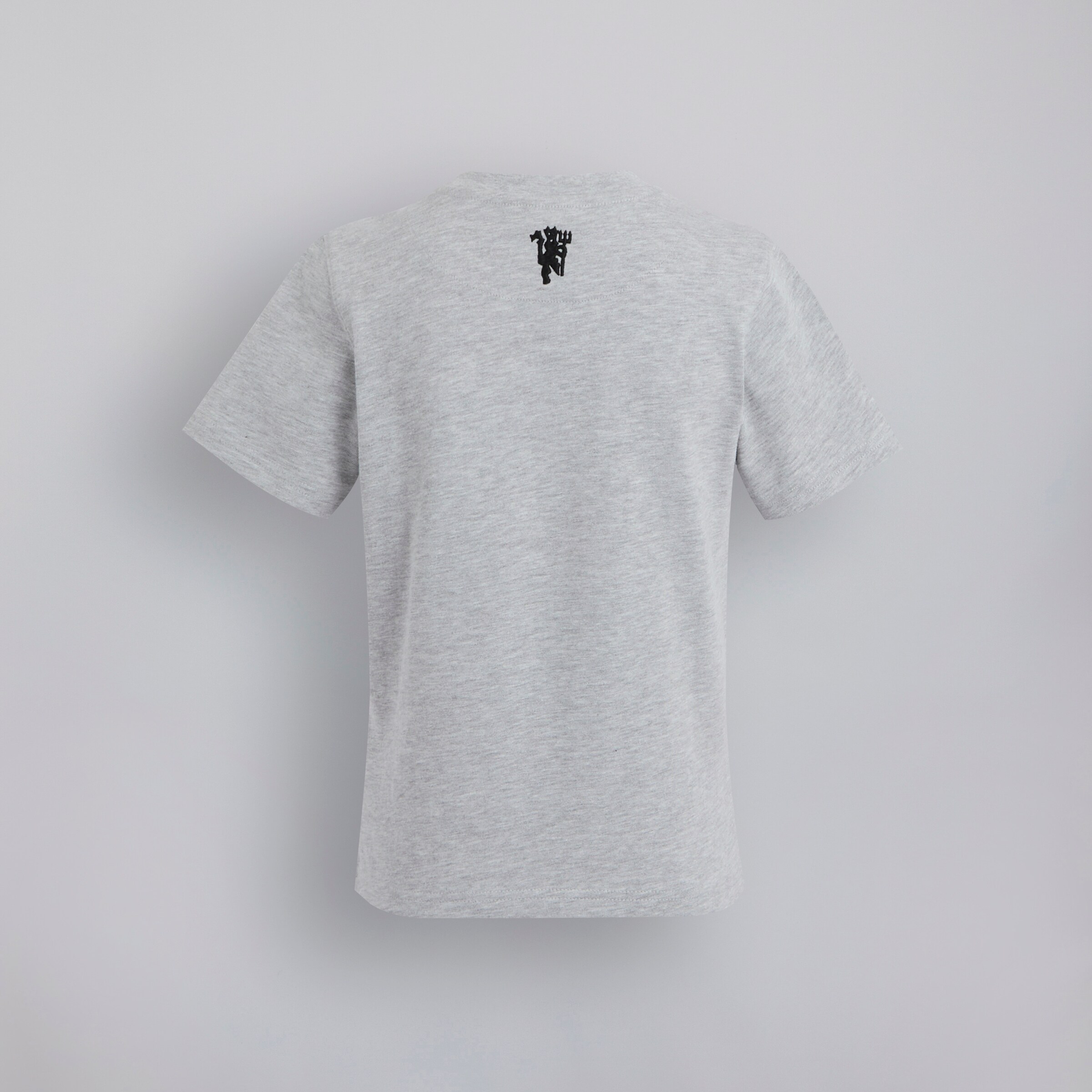 Manchester United Kids MUFC T-Shirt Grey Grey Detail [2-2]