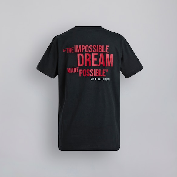 Manchester United Kids The Impossible Dream T-Shirt Black Black