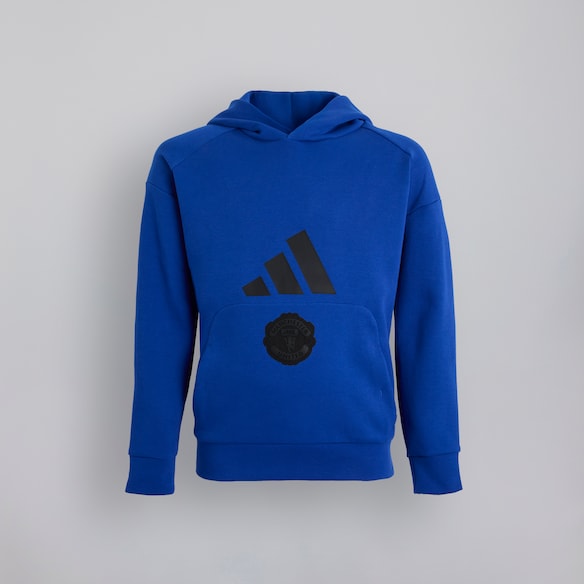 Manchester United x adidas Kids Future Icons Hoodie Blue Blue