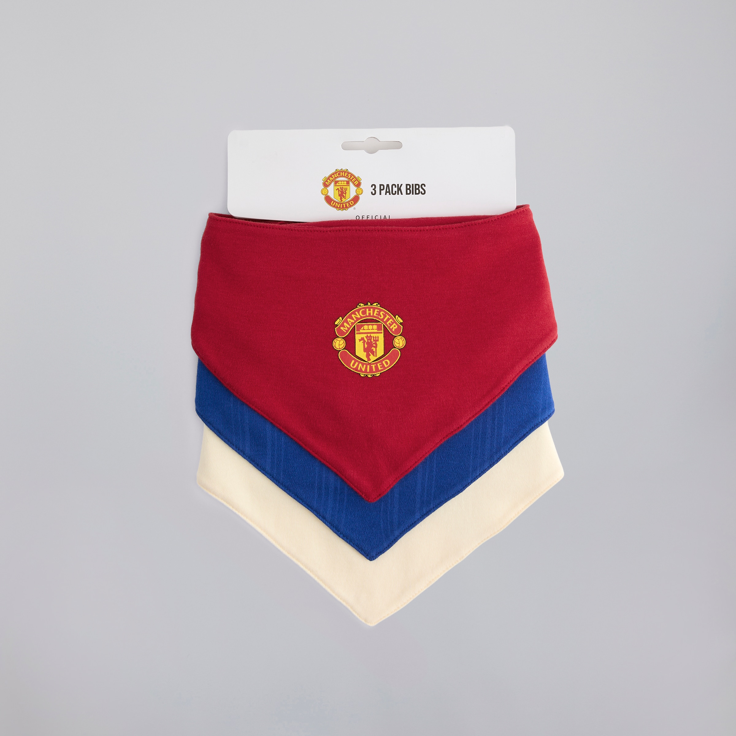Manchester United Baby 26/27 3 Pack Kit Bibs Multi Multi
