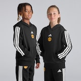 Manchester United x adidas Kids Essentials 3-Stripes Hoodie Black