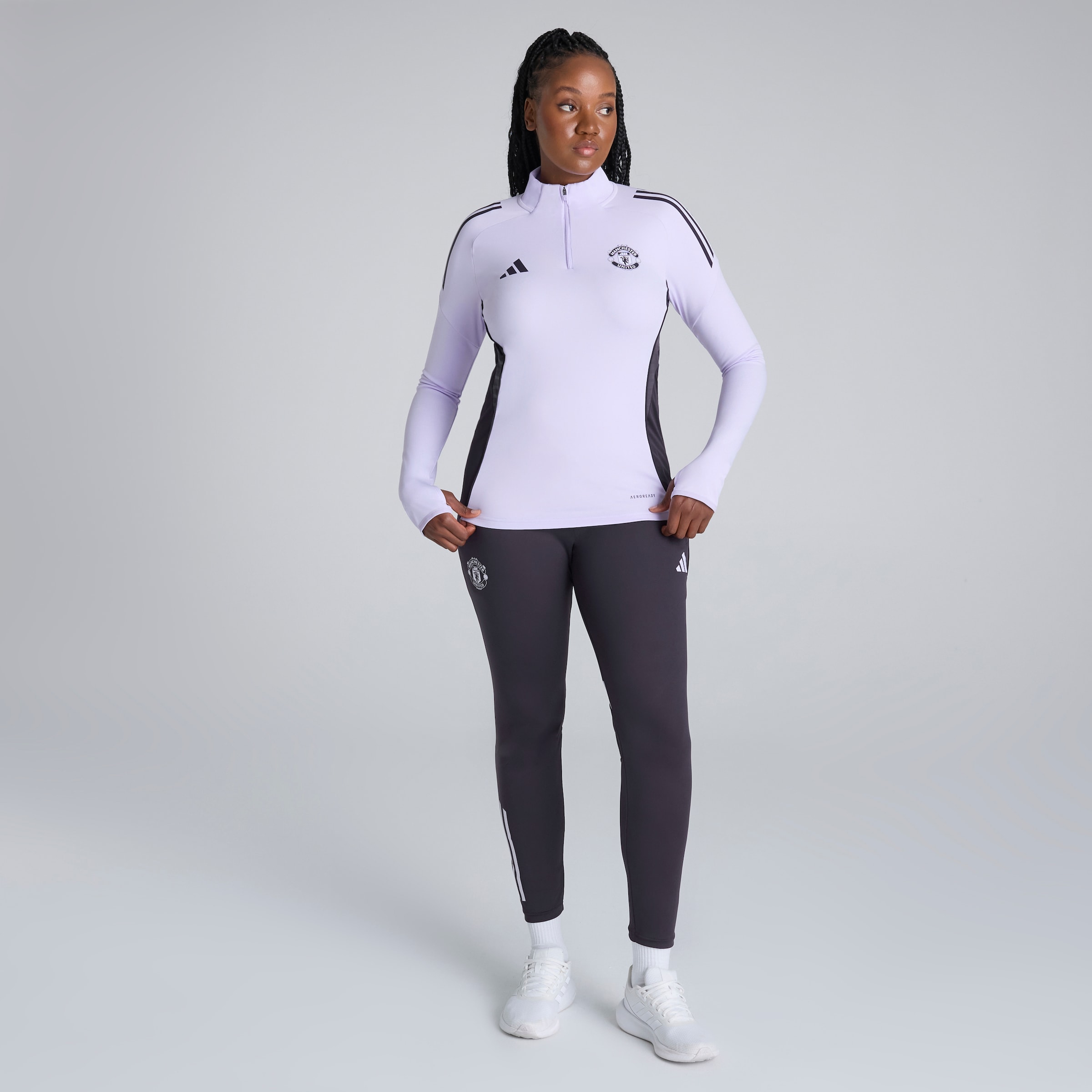 Manchester United Tiro 25 Competition Training Top Purple Detail [3-5]